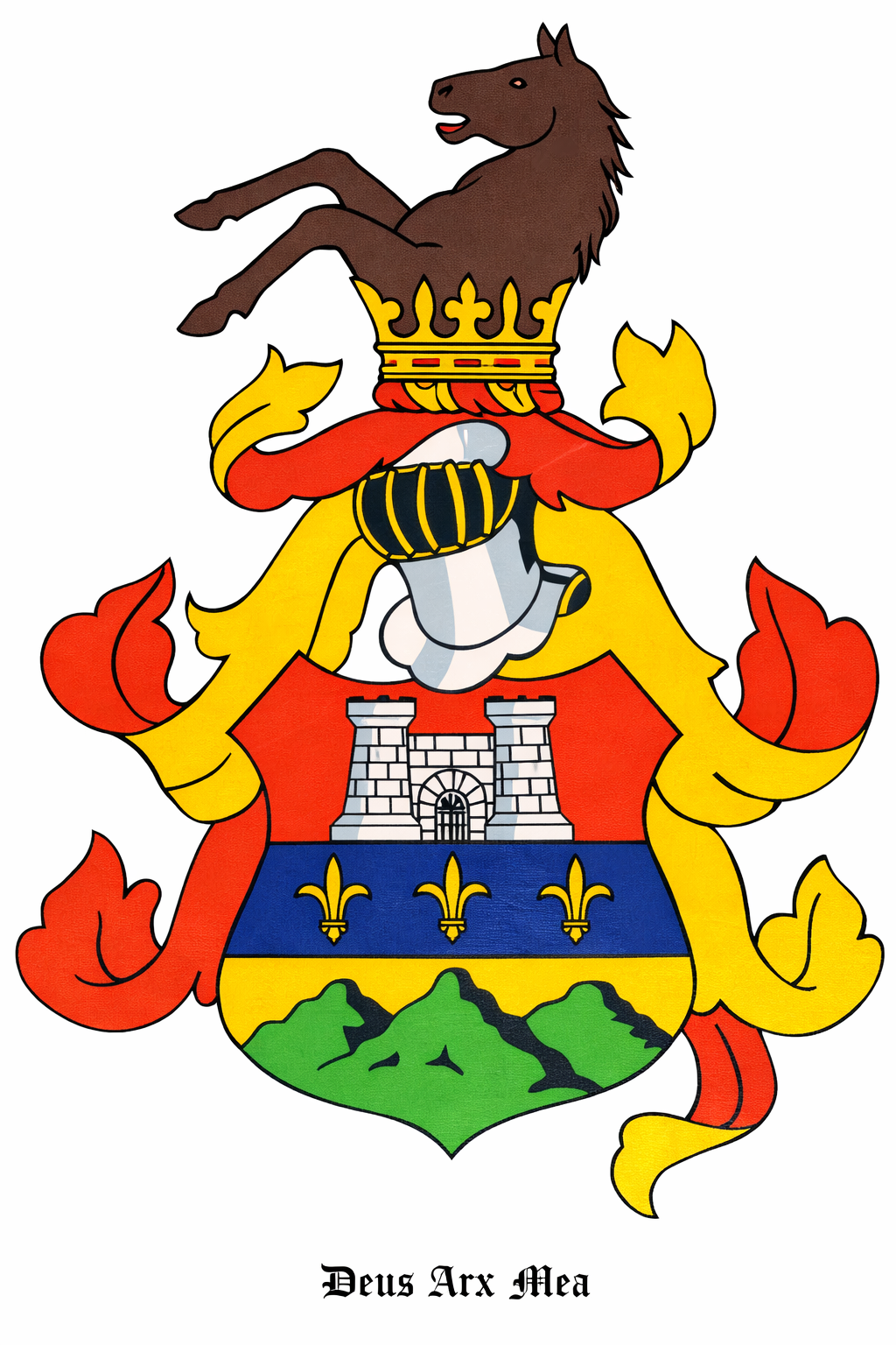 Malan family crest
